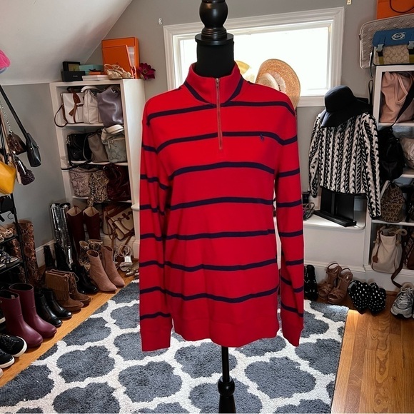 POLO Ralph Lauren Boys XL (18-20) Zip Up Long Sleeve Shirt NWT - Picture 6 of 11